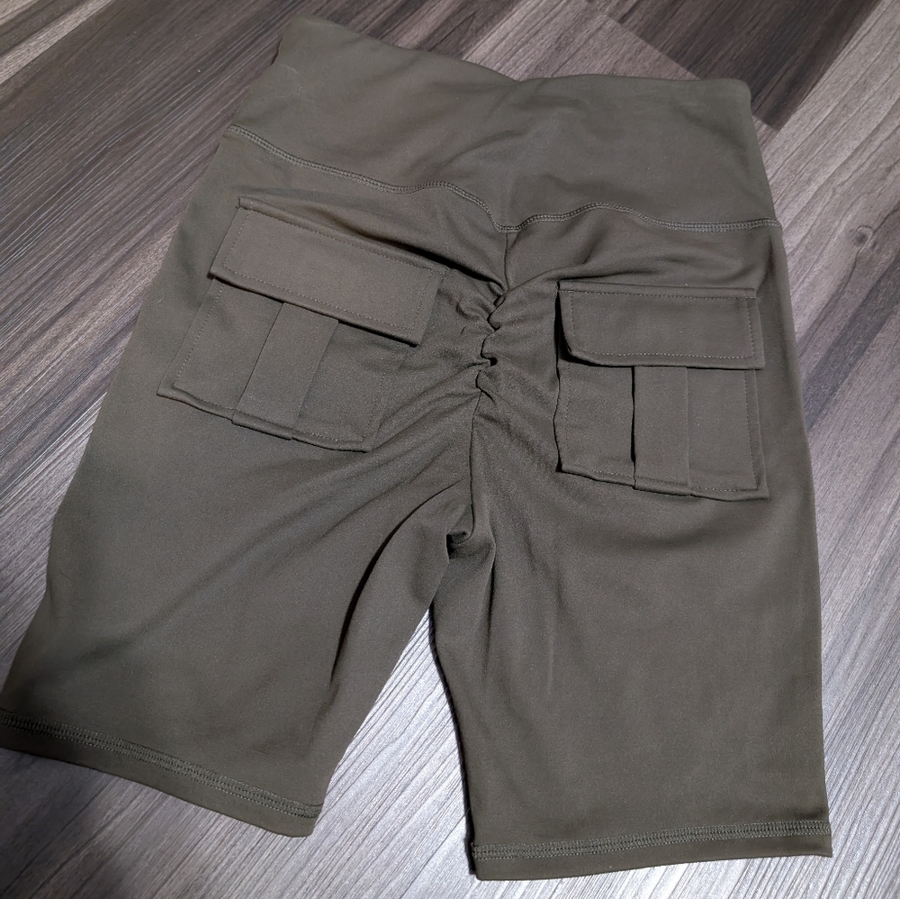 Halara Green Cargo Shorts